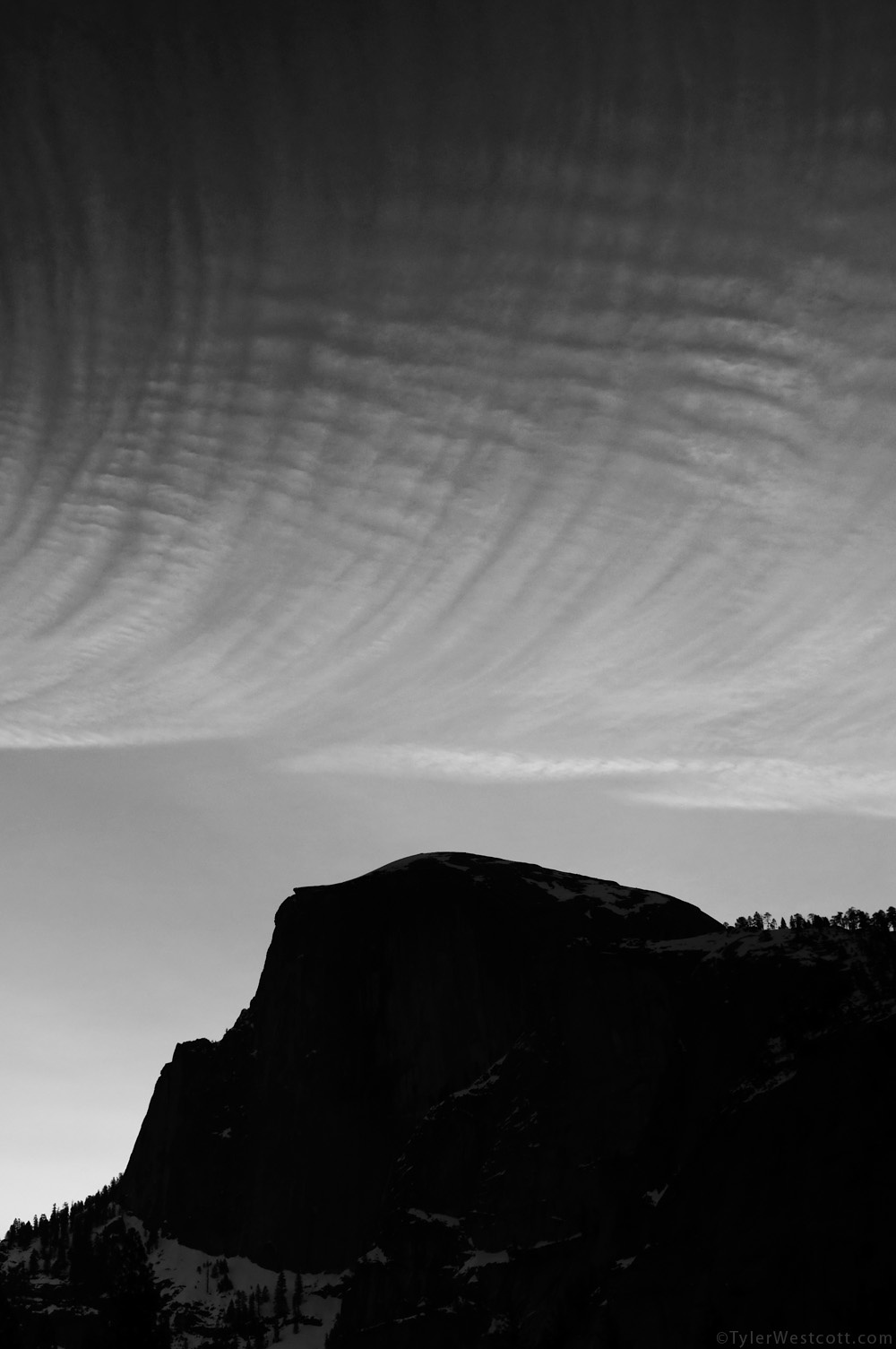 Half Dome Silhouette, Yosemite National Park