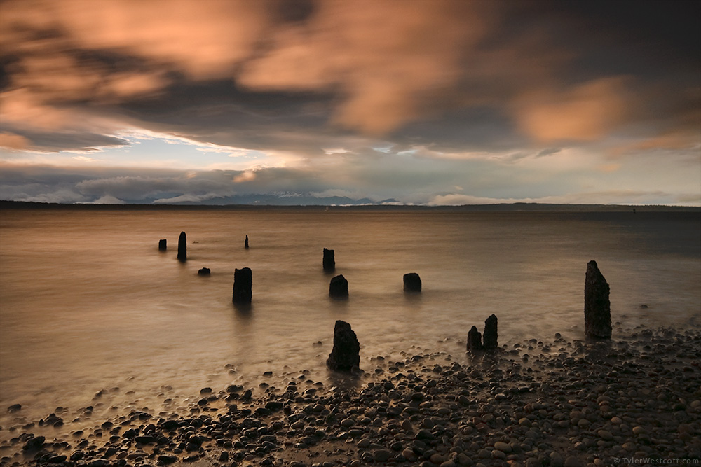 Golden Gardens Sunset, Seattle, Washington