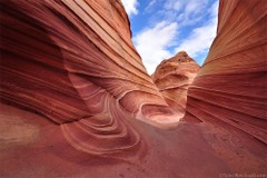 Peering into the Wave, Arizona [2 photos]